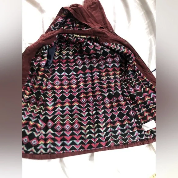 Burgundy Utility Jacket - Picture 11 of 14